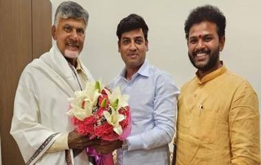 Shrikant Shinde यांनी घेतली दिल्लीत TDP chief N Chandrababu Naidu यांची भेट!