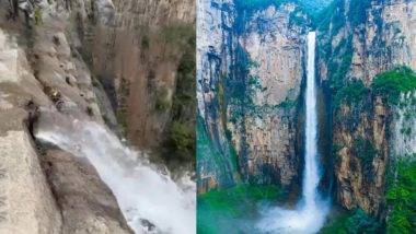 China's Tallest Waterfall Is Fake: चीनची जगभरात नाचक्की; देशातील सर्वात उंच Yuntai Mountain धबधबा निघाला बनावट, पाईपमधून पुरवले जात आहे पाणी, व्हिडिओ व्हायरल (Watch)