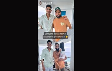 Shubman Gill ने Rohit Sharma ला इंन्स्टाग्रामवर अनफॉलो केल्याच्या दाव्याचे केले खंडन, रोहित शर्मासोबत दिली पोज (See Photo)