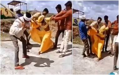 Woman Beaten With A Stick Viral Video: महिलेला काठीने अमानूष मारहाण, मध्य प्रदेशात धार जिल्ह्यातील घटनेचा व्हिडिओ सोशल मीडियावर व्हायरल (Watch)