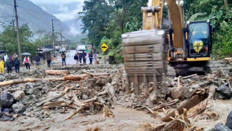 Landslide in Ecuador: इक्वेडोरमधील बनोस शहरात भूस्खलनामुळे मोठी जीवितहानी; 6 ठार, 30 बेपत्ता