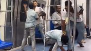 Delhi Metro Fight Video: दोघांमध्ये जोरदार भांडण, एकाने दुसऱ्याला केली जबर मारहाण , दिल्ली मेट्रो ट्रेनचा व्हिडिओ व्हायरल