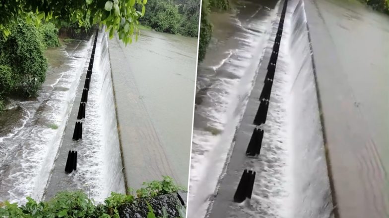 Tulsi Lake Overflow: मुसळधार पावसामुळे मुंबईला पाणीपुरवठा करणारा तुळशी तलाव ओव्हरफ्लो (Watch Video)