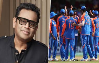 T20 World Cup 2024 च्या विजयानंतर AR Rahman ने टीम इंडियाला समर्पित केले 'टीम इंडिया है हम' गाणे (Watch Video)