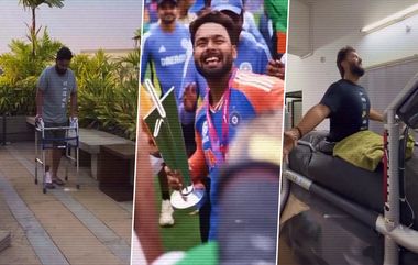 Rishabh Pant Shares Emotional Post: T20 विश्वचषक विजेतेपद जिंकल्यानंतर ऋषभ पंतने एक भावनिक इंस्टाग्राम पोस्ट शेअर केली, म्हणाला - God has it’s own plan