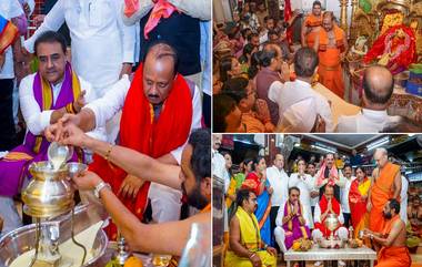 Ajit Pawar Prays At Siddhivinayak Temple: विधानसभा निवडणुकीच्या प्रचाराला सुरुवात करण्यापूर्वी अजित पवार यांचे सिद्धिविनायकाला साकडे; म्हणाले, 'विकासासाठी ही जनसेवा आमच्या हातून अशीच घडत राहो'