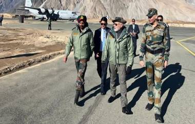 कारगिल विजय दिवसाच्या निमित्ताने पंतप्रधान मोदी यांनी Kargil War Memorial येथे पुष्पहार अर्पण करत शहिदांना वाहिली श्रद्धांजली