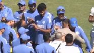 Riyan Parag Debut: झिम्बाब्वेविरुद्ध पदार्पण करताना रियान परागने वडिलांकडून घेतली टीम इंडियाची कॅप, पाहा व्हिडिओ