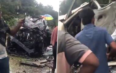 Bengaluru Accident: Scorpio आणि XUV 700 ची समोरासमोर धडक, 3 जणांचा मृत्यू (Watch Video)