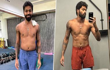 Hardik Pandya Body Transformation: हार्दिक पांड्याचा ट्रान्सफॉर्मेशन पाहून तुम्हालाही बसेल धक्का, दुखापतीनंतर त्याने बनवली मजबूत शरीरयष्टी! पाहा फोटो