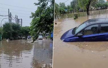 Luxury Cars Submerged in Water at Gurugram: गुरुग्राममध्ये पाण्यात बुडाल्या लक्झरी कार, तरुणाने शेअर केला व्हिडिओ; म्हणाला, 'माझी BMW आणि मर्सिडीज गेली'