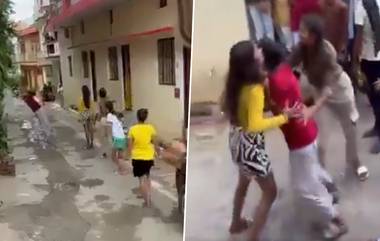 Jhansi Viral Video: दुकानदाराने उधार पैसे मागितल्याने मुलींनी केला गोंधळ, रस्त्यावर दगडफेक