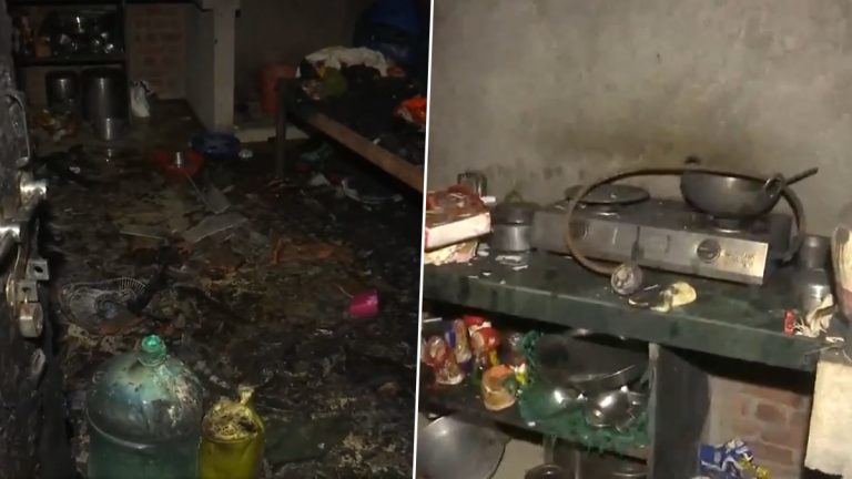 Cylinder Blast In Vikhroli: विक्रोळीत सिलेंडरचा स्फोट; आगीत होरपळून 2 जण जखमी (Watch Video)