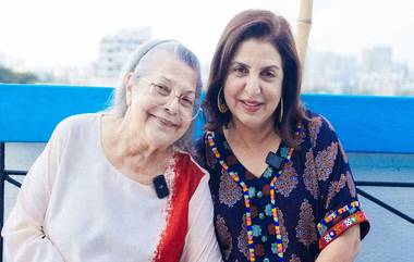 Farah Khan's Mother Passes Away: कोरिओग्राफर फराह खान ला मातृशोक; Menaka Irani यांचं निधन