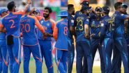 IND vs SL, T20I Series Head to Head Record: टीम इंडिया आणि श्रीलंका यांच्यात शनिवारपासून सुरु होणार टी-20 मालिका, जाणून घ्या आकडीवारीत कोण आहे वरचढ