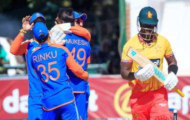 IND vs ZIM, 3rd T20I Live Score Update: भारताच्या 182 धावांचा पाठलाग करताना झिम्बाब्वे संघ अडचणीत, चौथा विकेट पडला