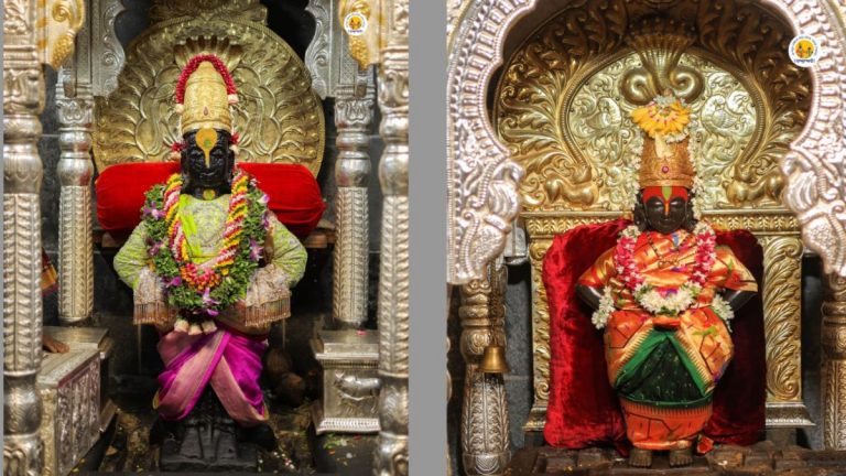 Vitthal Rukmini Ashadhi Ekadashi 2024 Special Look:  आषाढी एकादशी दिवशी आज विठ्ठल-रुख्मिणीला खास भरजरी पोषाख मुख्यमंत्री एकनाथ शिंदे यांच्याकडून; पहा साजशृंगारातील फोटो