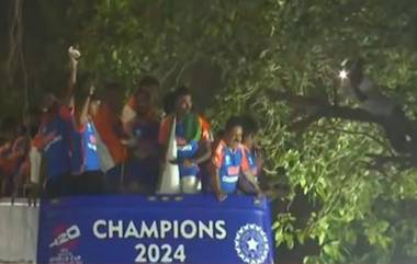 Team India Victory Parade Live Update: टीम इंडियाची विजयी परेड सुरू, रस्त्यावर चाहत्यांचा महापूर