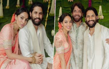 Naga Chaitanya Sobhita Dhulipala Got Engaged: नागा चैतन्यने शोभिता धुलिपालाशी केला साखरपुडा; नागार्जुन यांनी फोटो शेअर करत दिले आशीर्वाद