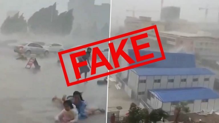 Strong Storm Video: पाकिस्तानच्या कराचीमध्ये जोरदार वादळाने लोक चक्क हवेत फेकले गेले? हाँगकाँगला धडकणाऱ्या Typhoon Mangkhut चा जुना व्हिडिओ खोट्या दाव्यासह व्हायरल (Watch)