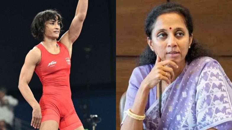 Vinesh Phogat Disqualification: 'विनेश फोगटसोबत पाठविलेले कोच, डायटीशन, फिजिकल ट्रेनर्स सर्वांची चौकशी व्हावी'; सुप्रिया सुळे यांची मागणी